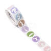 8 Patterns Easter Theme Self Adhesive Paper Sticker Rolls DIY-C060-03H-3