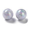 Two Tone Opaque Acrylic Beads SACR-P024-01B-W11-2