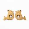 Ion Plating(IP) 304 Stainless Steel Pendants STAS-M089-34G-1
