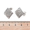 304 Stainless Steel Stud Earring Finding STAS-Z091-02P-01-3