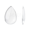 Transparent Teardrop Glass Cabochons X-GGLA-R024-30x20-1