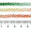 Transparent Painted Glass Beads Strands X1-DGLA-A034-T4mm-A04-3