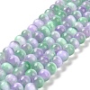 Natural Selenite Beads Strands G-P493-03F-1