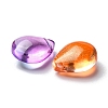 Electroplate Transparent Glass Beads EGLA-YW0001-57-2