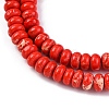 Synthetic Imperial Jasper Dyed Beads Strands G-K343-C39-03-4