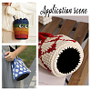   10 Sets 5 Style Flat Round Felt Fabric DIY-PH0009-24A-6