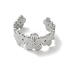 304 Stainless Steel Cuff Open Ring Setting SA-CBA37BC-06P-2