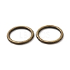 Alloy Soldered Closed Jump Rings KK-WH0052-05D-AB-3