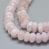 Natural Pink Morganite Beads Strands G-D0010-22A-3