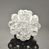 Transparent Glass Crystal Round Woven Beads GLAA-A034-4mm-A18-1