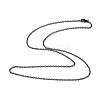 304 Stainless Steel Cable Chain Necklace for Men Women NJEW-K245-024E-1