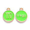 Alloy Enamel Pendants ENAM-S124-01B-06B-1