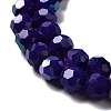 Opaque Glass Beads Strands EGLA-A035-P8mm-L09-3