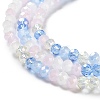 Glass Beads Strands EGLA-A034-M4mm-18-4