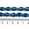 Transparent Glass Beads Strands X-EGLA-N013-T8mm-D25-4