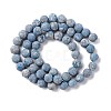 Natural Pyrite & Turquoise Beads Strands G-K317-A21-02-4
