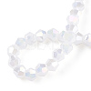 Imitation Jade Electroplate Glass Beads Strands EGLA-A039-J2mm-B06-4