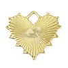 Textured Brass Pendants X-KK-M322-19G-1