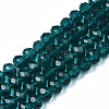 Glass Beads Strands EGLA-A034-T6mm-D27-4