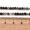 Natural Black Rutilated Quartz Beads Strands G-RM250104-C3-4