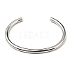 Non-Tarnish 304 Stainless Steel Simple Thin Cuff Bangles BJEW-P296-02P-1