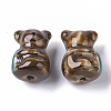 Handmade Porcelain Beads X-PORC-N004-92A-2