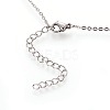 304 Stainless Steel Link Bracelets & Stud Earrings & Pendant Necklaces Sets SJEW-E335-05-5