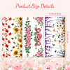 3 Sheets 3 Styles PVC Waterproof Decorative Stickers DIY-WH0404-068-2