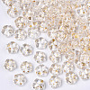 Spray Painted Glass Beads DGLA-R052-002-B01-1