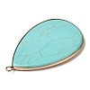 Natural & Synthetic Mixed Gemstone Big Pendants G-R492-02G-4