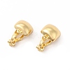 Alloy Clip-on Earring Findings X-PALLOY-M208-05G-2