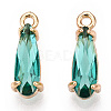 Faceted Glass Pendants GLAA-T010-004-3