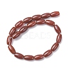 Oval Natural Carnelian Beads Strands G-D622-06-G-A-5