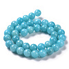 Natural Mashan Jade Round Beads Strands X-G-D263-8mm-XS28-6