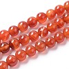 Natural Agate Beads Strands G-I261-B04-8mm-1