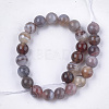 Natural Botswana Agate Beads Strands X-G-S333-8mm-026-2