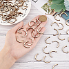 100Pcs Wood Chandelier Components Links WOOD-OC0002-97-3