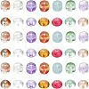 280pcs 14 Style Transparent Glass Beads GLAA-CA0001-49-1