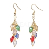 Glass Beaded Dangle Earrings EJEW-JE05976-1