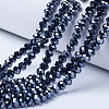 Electroplate Glass Beads Strands EGLA-A044-P6mm-A18-1