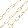 Ion Plating(IP) 304 Stainless Steel Textured Horse Eye Link Chains CHS-I020-01B-G-1
