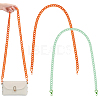 WADORN 2Pcs 2 Colors Acrylic Curban Chain Bag Straps FIND-WR0008-64-1