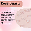 20Pcs Natural Rose Quartz European Beads G-PA0002-34B-7