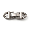 304 Stainless Steel Fold Over Clasps STAS-M119-05P-02-1