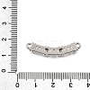 Brass Micro Pave Clear Cubic Zirconia Connector Charms CU-CBA3569-04P-B-3