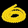 Transparent Glass Beads Strands X-EGLA-A034-T4mm-MD17-4