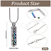 DIY Stainless Steel Pendant Necklaces Making Kits DIY-CN0003-75RC-2
