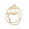Brass Pendants KK-G423-16G-1