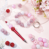 36Pcs 6 Style Resin Rhinestone Beads RESI-SC0003-04-4