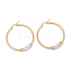 304 Stainless Steel Hoop Earrings EJEW-O096-12C-G-1